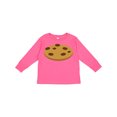 thumbnail image 1 of Inktastic Chocolate Chip Cookie Boys or Girls Long Sleeve Toddler T-Shirt, 1 of 5