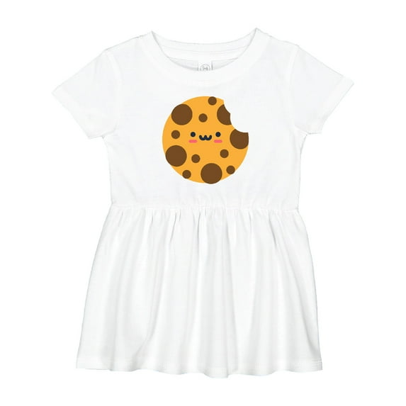 Inktastic Chocolate Chip Cookie Girls Baby Dress