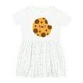 thumbnail image 1 of Inktastic Chocolate Chip Cookie Girls Toddler Dress, 1 of 5