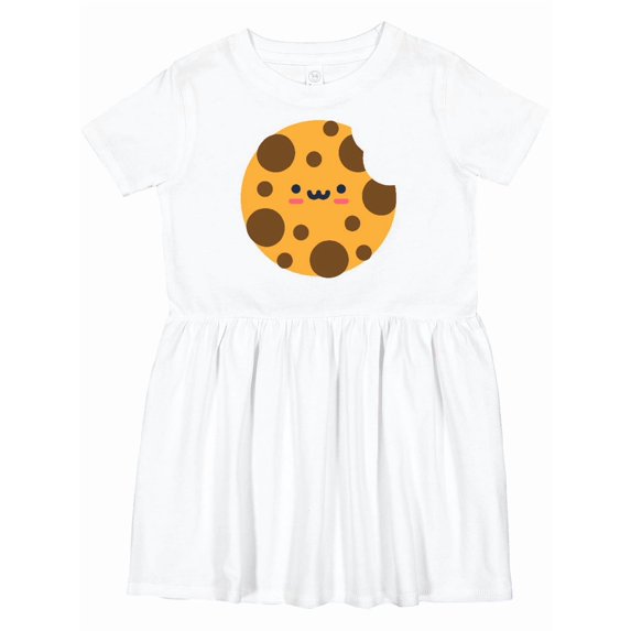 Inktastic Chocolate Chip Cookie Girls Toddler Dress