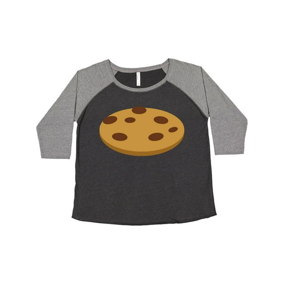 Inktastic Chocolate Chip Cookie Women's Plus Size T-Shirt