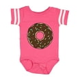 thumbnail image 1 of Inktastic Chocolate Donut, Doughnut, Glaze, Icing, Sprinkles Boys or Girls Baby Bodysuit, 1 of 5