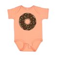 thumbnail image 1 of Inktastic Chocolate Donut, Doughnut, Glaze, Icing, Sprinkles Boys or Girls Baby Bodysuit, 1 of 5