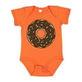 thumbnail image 1 of Inktastic Chocolate Donut, Doughnut, Glaze, Icing, Sprinkles Boys or Girls Baby Bodysuit, 1 of 5