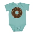 thumbnail image 1 of Inktastic Chocolate Donut, Doughnut, Glaze, Icing, Sprinkles Boys or Girls Baby Bodysuit, 1 of 5