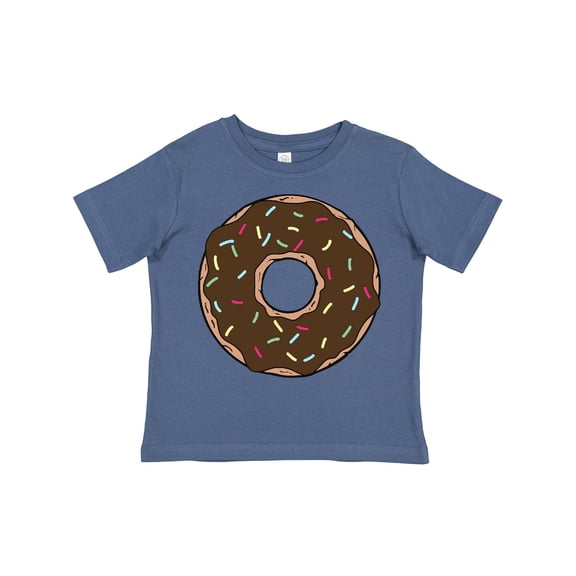 Inktastic Chocolate Donut, Doughnut, Glaze, Icing, Sprinkles Boys or Girls Toddler T-Shirt
