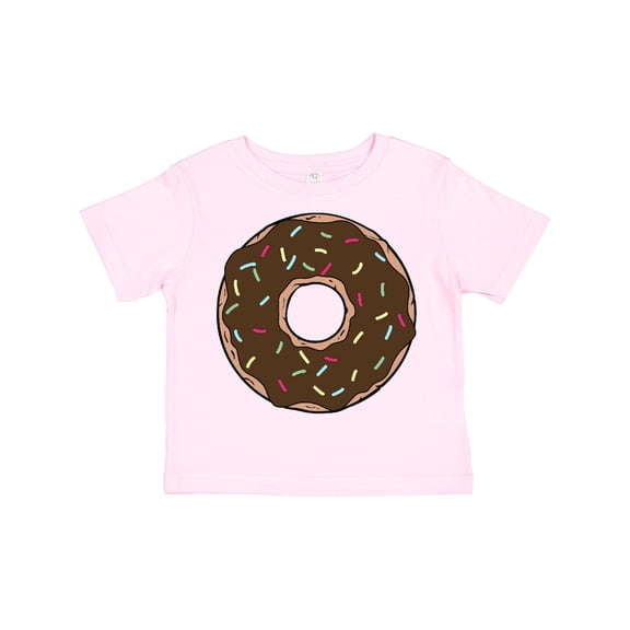Inktastic Chocolate Donut, Doughnut, Glaze, Icing, Sprinkles Boys or Girls Toddler T-Shirt