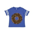 thumbnail image 1 of Inktastic Chocolate Donut, Doughnut, Glaze, Icing, Sprinkles Boys or Girls Toddler T-Shirt, 1 of 5
