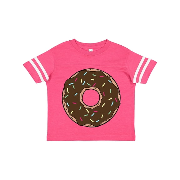 Inktastic Chocolate Donut, Doughnut, Glaze, Icing, Sprinkles Boys or Girls Toddler T-Shirt