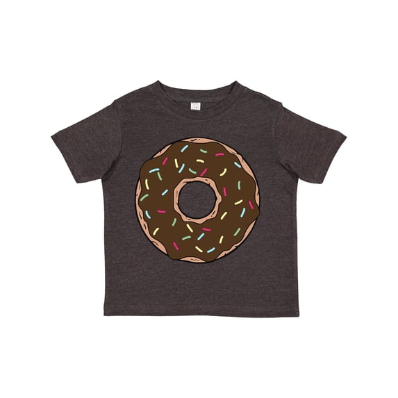 Inktastic Chocolate Donut, Doughnut, Glaze, Icing, Sprinkles Boys or Girls Toddler T-Shirt