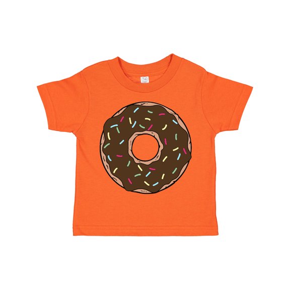 Inktastic Chocolate Donut, Doughnut, Glaze, Icing, Sprinkles Boys or Girls Toddler T-Shirt