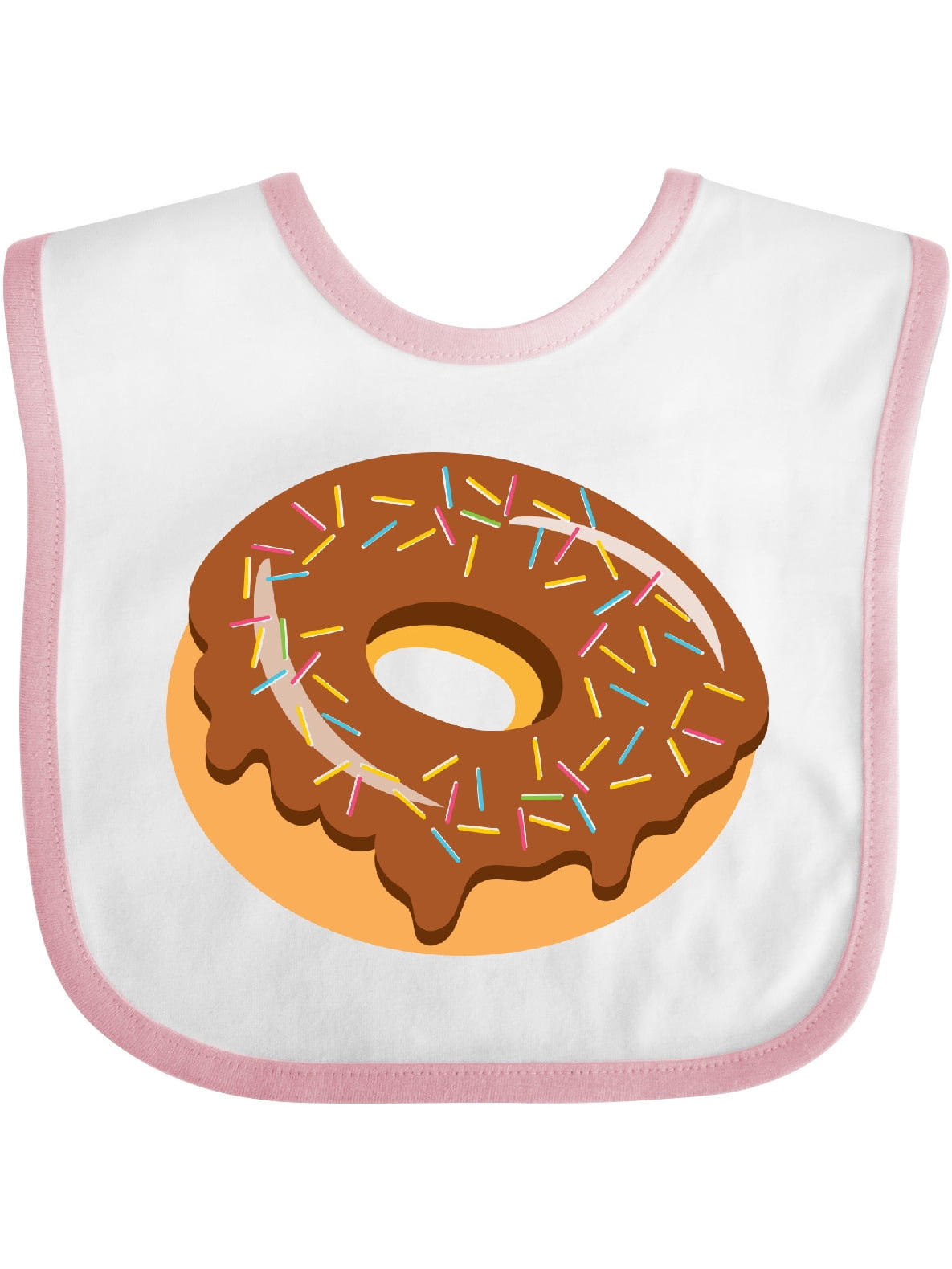Inktastic 'Just Skip To The Part Where There's Donuts' Baby Bib – Funny Donut Lover Gift - View #4
