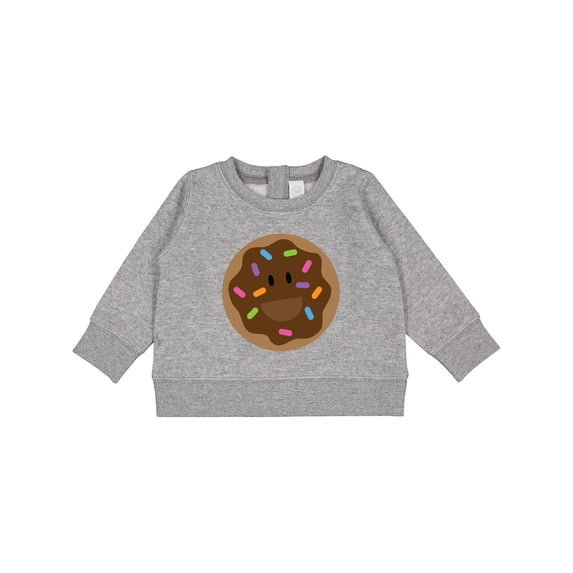 Inktastic Chocolate Doughnut Baby Sweatshirt