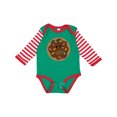 thumbnail image 1 of Inktastic Chocolate Doughnut Boys or Girls Long Sleeve Baby Bodysuit, 1 of 5