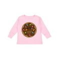 thumbnail image 1 of Inktastic Chocolate Doughnut Boys or Girls Long Sleeve Toddler T-Shirt, 1 of 5