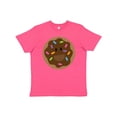 thumbnail image 1 of Inktastic Chocolate Doughnut Youth T-Shirt, 1 of 5