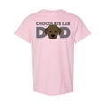 thumbnail image 1 of Inktastic Chocolate Lab Dad T-Shirt, 1 of 5