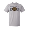 thumbnail image 1 of Inktastic Chocolate Lab Dad T-Shirt, 1 of 4