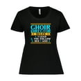 thumbnail image 1 of Inktastic Choir Director Rules Funny Music Women's Plus Size T-Shirt, 1 of 5