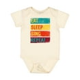 thumbnail image 1 of Inktastic Choir Music Eat Sleep Sing Repeat Boys or Girls Baby Bodysuit, 1 of 5