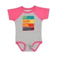 thumbnail image 1 of Inktastic Choir Music Eat Sleep Sing Repeat Boys or Girls Baby Bodysuit, 1 of 5