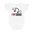 thumbnail image 1 of Inktastic Choir Singer Music I Love Singing Girls Baby Bodysuit, 1 of 5
