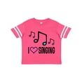 thumbnail image 1 of Inktastic Choir Singer Music I Love Singing Girls Toddler T-Shirt, 1 of 5