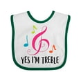 thumbnail image 1 of Inktastic Choir or Marching Band Treble Music Girls Baby Bib, 1 of 4