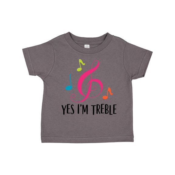 Inktastic Choir or Marching Band Treble Music Girls Toddler T-Shirt