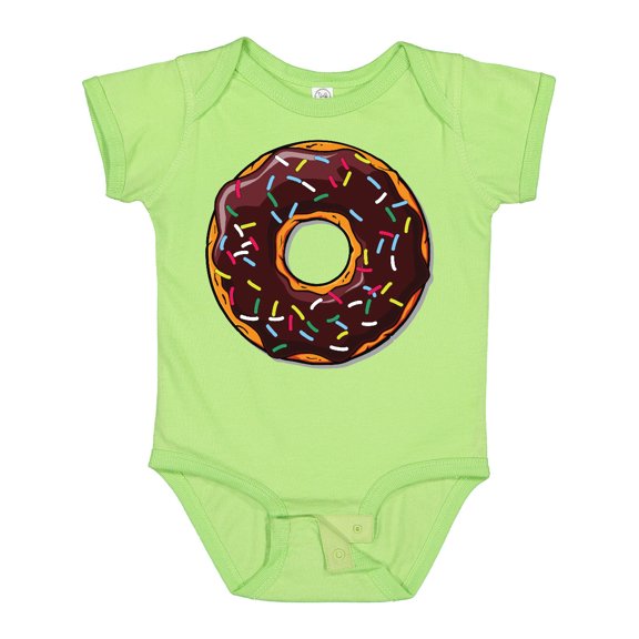 Inktastic Chololate Donut with Sprinkles Boys or Girls Baby Bodysuit