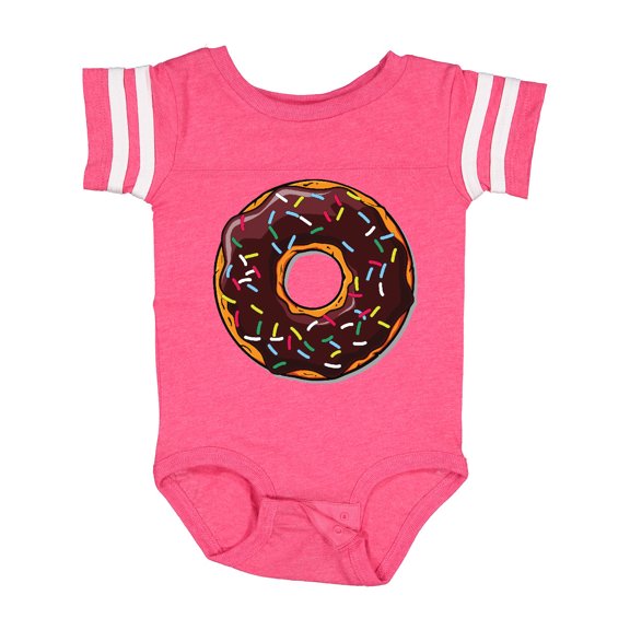 Inktastic Chololate Donut with Sprinkles Boys or Girls Baby Bodysuit