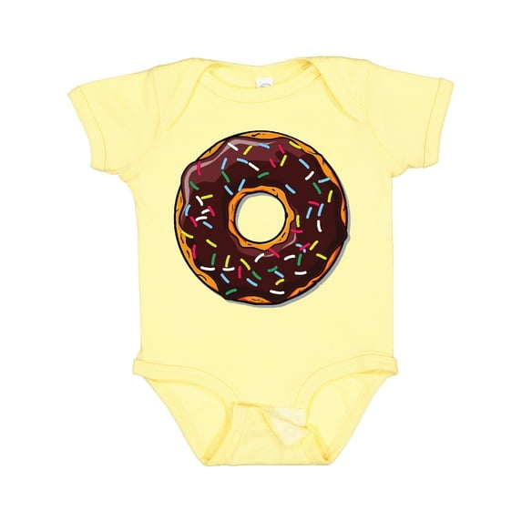 Inktastic Chololate Donut with Sprinkles Boys or Girls Baby Bodysuit