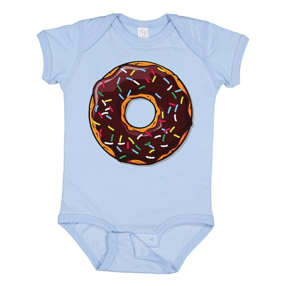 Inktastic Chololate Donut with Sprinkles Boys or Girls Baby Bodysuit