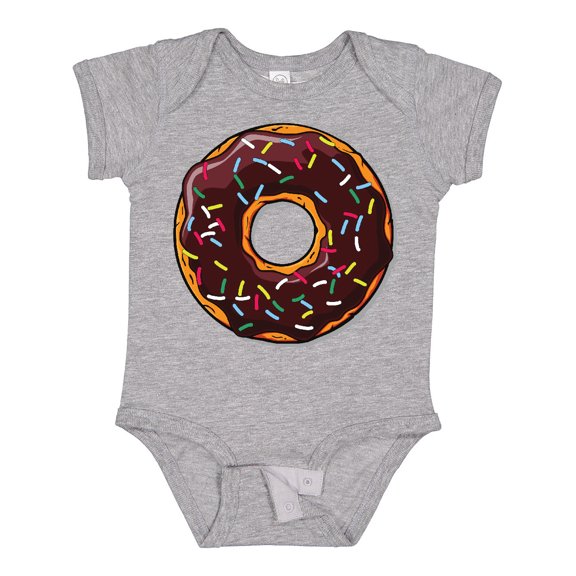 Inktastic Chololate Donut with Sprinkles Boys or Girls Baby Bodysuit