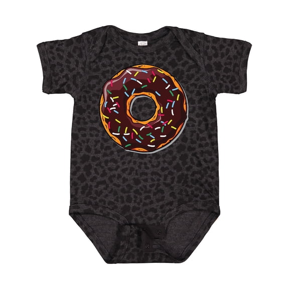 Inktastic Chololate Donut with Sprinkles Boys or Girls Baby Bodysuit