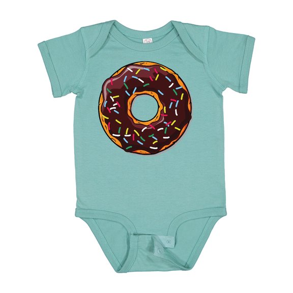 Inktastic Chololate Donut with Sprinkles Boys or Girls Baby Bodysuit