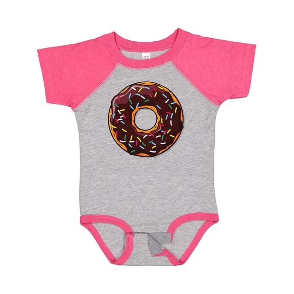 Inktastic Chololate Donut with Sprinkles Boys or Girls Baby Bodysuit