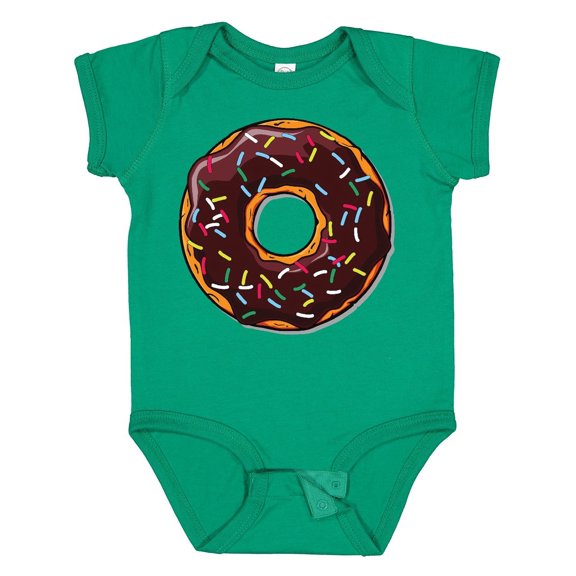 Inktastic Chololate Donut with Sprinkles Boys or Girls Baby Bodysuit