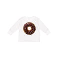 thumbnail image 1 of Inktastic Chololate Donut with Sprinkles Boys or Girls Long Sleeve Toddler T-Shirt, 1 of 5