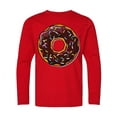 thumbnail image 1 of Inktastic Chololate Donut with Sprinkles Long Sleeve Youth T-Shirt, 1 of 5