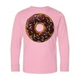thumbnail image 1 of Inktastic Chololate Donut with Sprinkles Long Sleeve Youth T-Shirt, 1 of 5