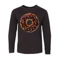 thumbnail image 1 of Inktastic Chololate Donut with Sprinkles Long Sleeve Youth T-Shirt, 1 of 5