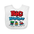 thumbnail image 1 of Inktastic Choo Choo Big Brother Boys Baby Bib, 1 of 4