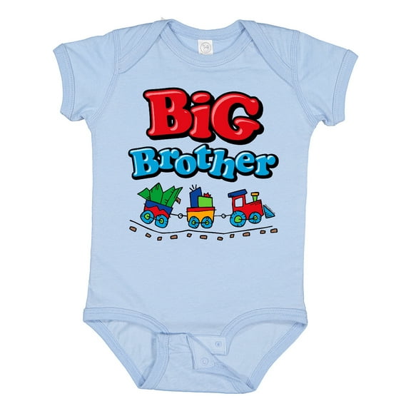Inktastic Choo Choo Big Brother Boys Baby Bodysuit