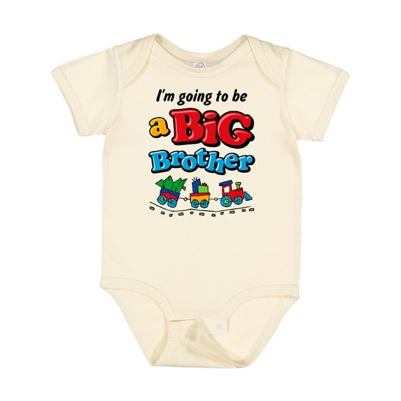 Inktastic Choo Choo Future Big Brother Boys Baby Bodysuit