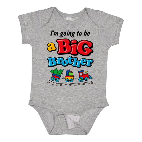 Inktastic Choo Choo Future Big Brother Boys Baby Bodysuit
