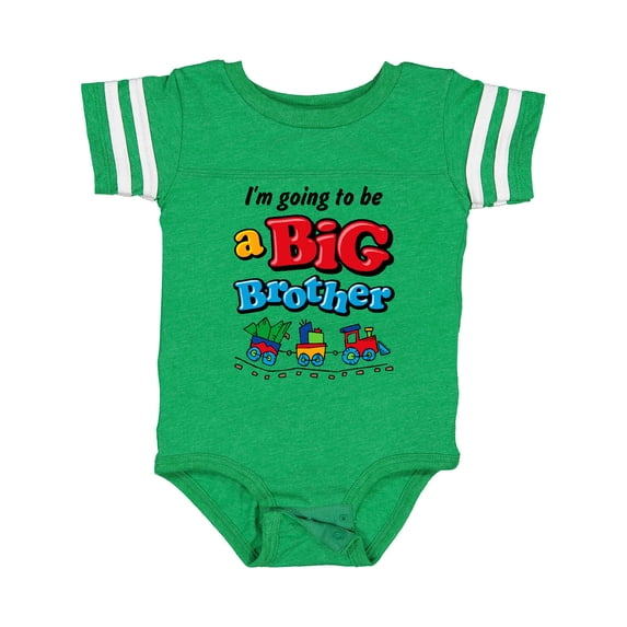 Inktastic Choo Choo Future Big Brother Boys Baby Bodysuit