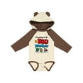 thumbnail image 1 of Inktastic Choo Choo Future Big Brother Boys Long Sleeve Baby Bodysuit, 1 of 5