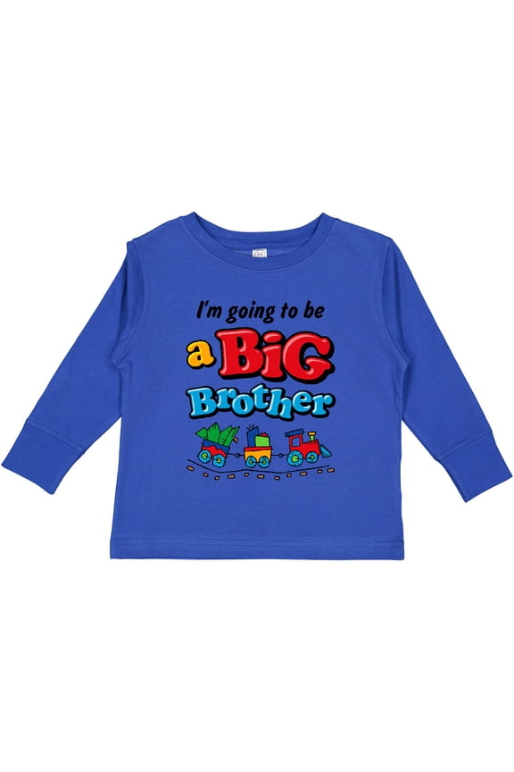 Choo Choo Future Big Brother Boys Long Sleeve Toddler T-Shirt