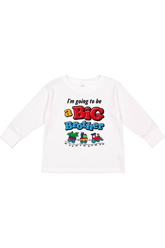 Choo Choo Future Big Brother Boys Long Sleeve Toddler T-Shirt